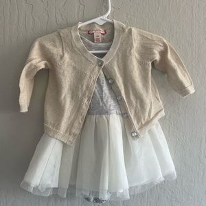 Tutu Dress and Cardigan